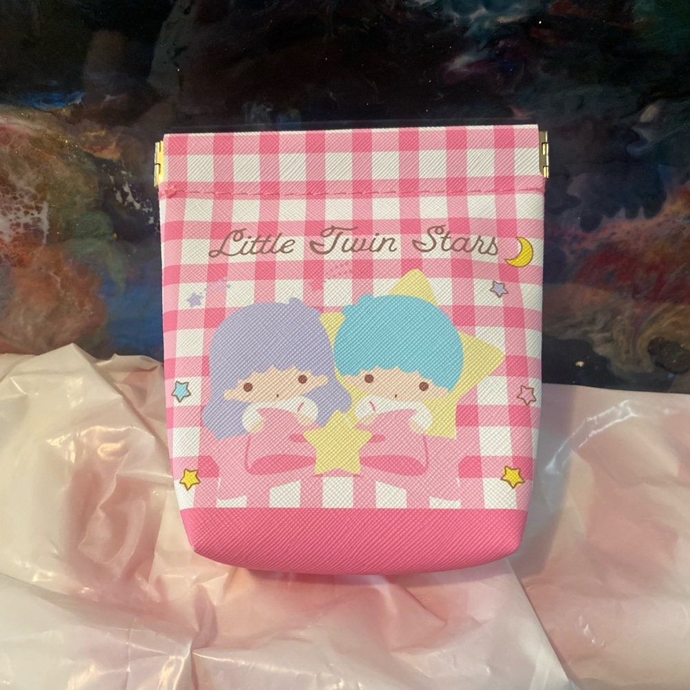 Little twin stars mini pouch